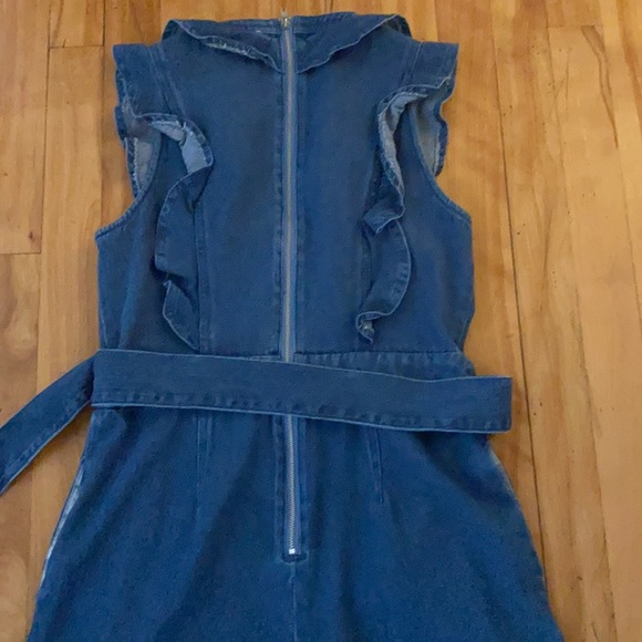 Anthropologie denim jumpsuit size XS - Picture 8 of 10